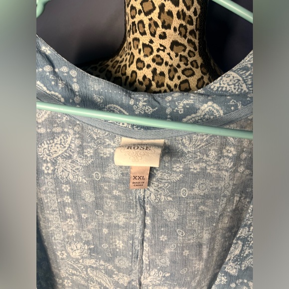 KNOX ROSE Women's Paisley Floral Kimono Cardigan - Picture 3 of 5